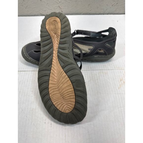 JBU by Jambu Womens Sport Sydney Sandals Memory Foam Faux Leather Gray 10 M - Picture 4 of 4